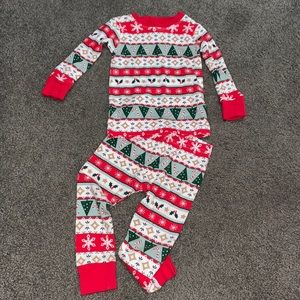 Christmas baby pjs. Very gently used 2 piece set